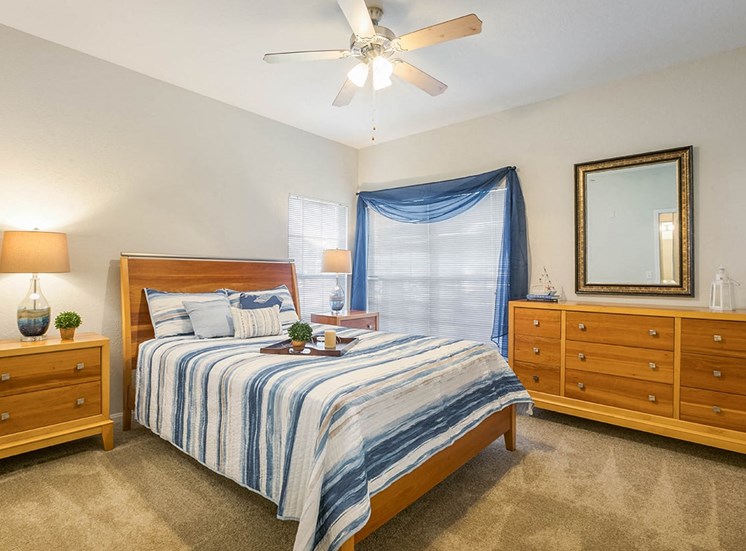 210 Watermark model suite bedroom in Bradenton, Florida