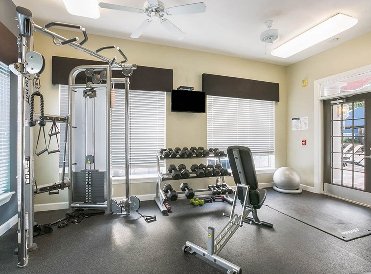 210 Watermark apartments fitness center in Bradenton, Florida
