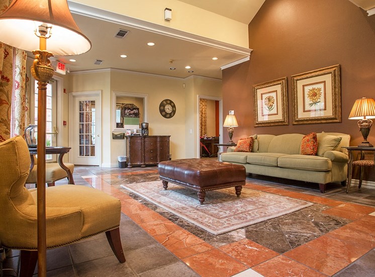 Retreat at Spring Park apartments leasing center in Garland, TX