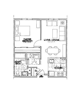 1 Bedroom (Typical)