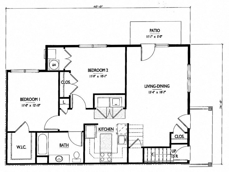 Suite A Floorplan