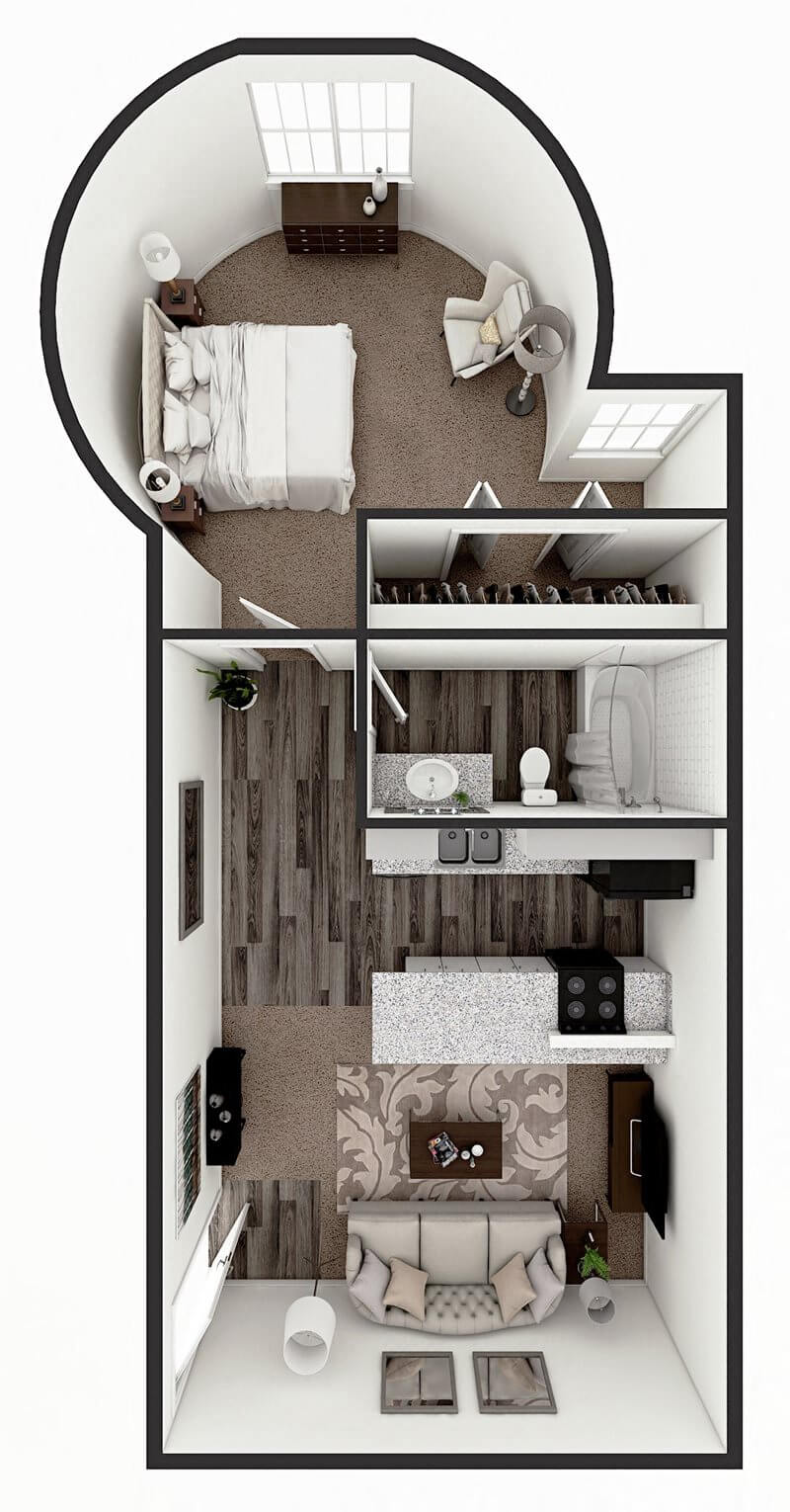 Studio floor plan