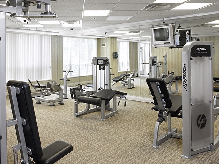 Fully Equipped Fitness Room