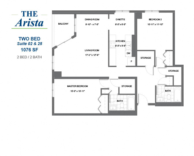 Floor Plans The Arista in Mississauga