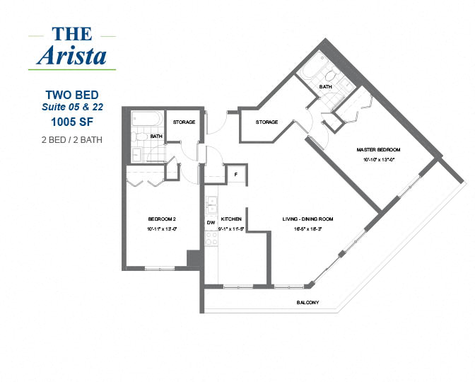 Floor Plans The Arista in Mississauga