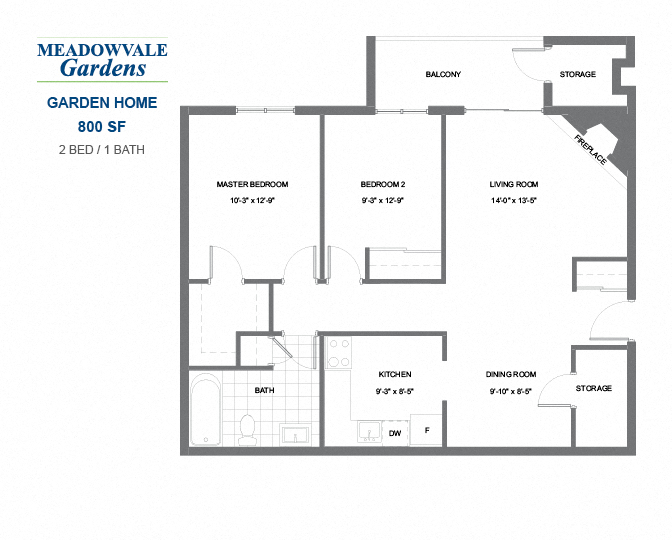Suite A Floorplan