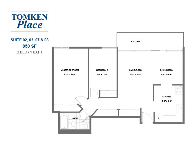 Tomken Place Floor Plans Rent An Apartment