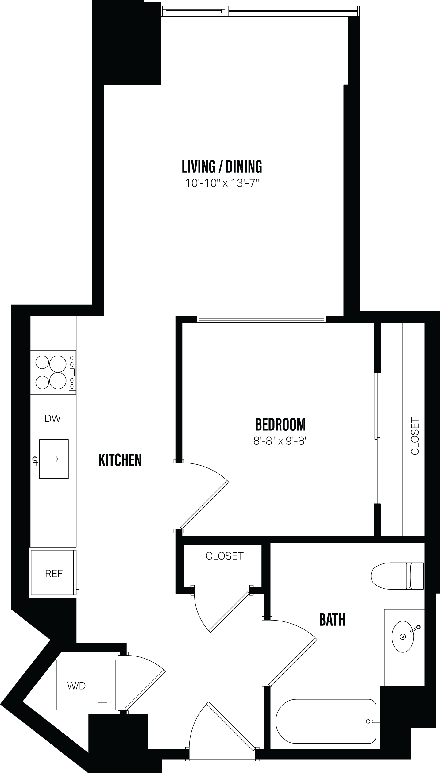 Floor Plan Image of Apartment Apt 314