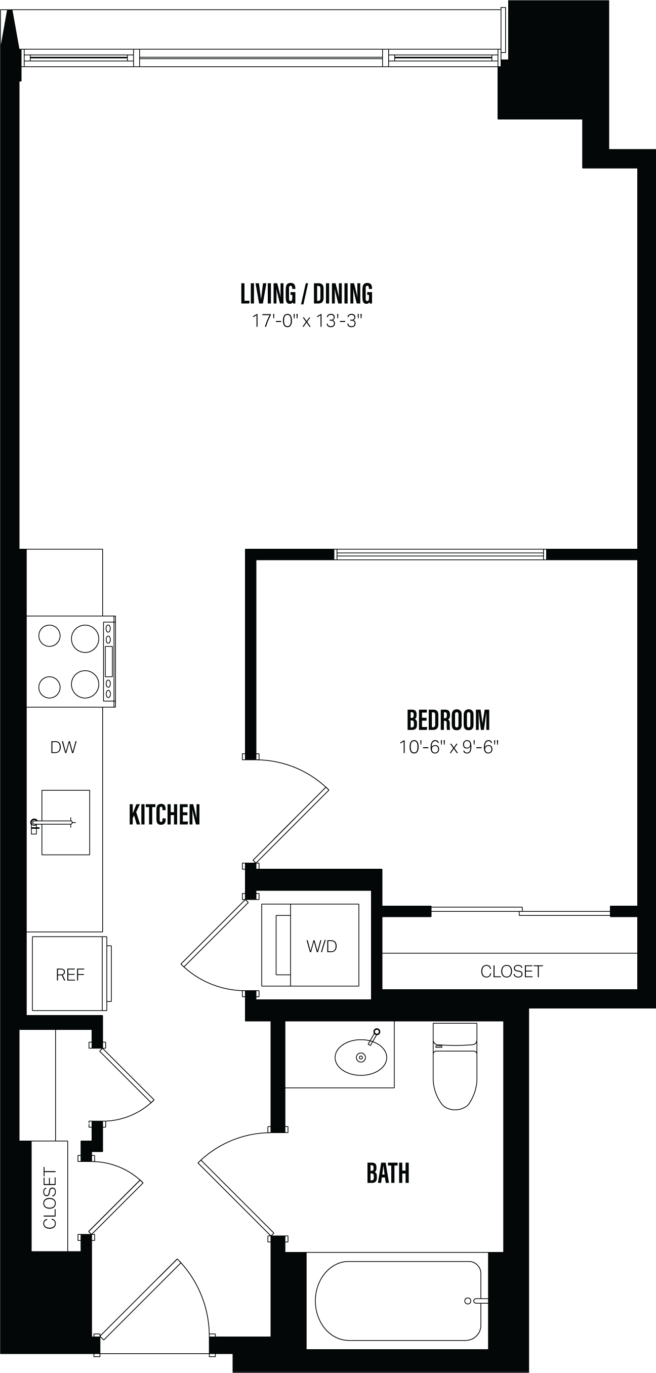 Floor Plan Image of Apartment Apt 207