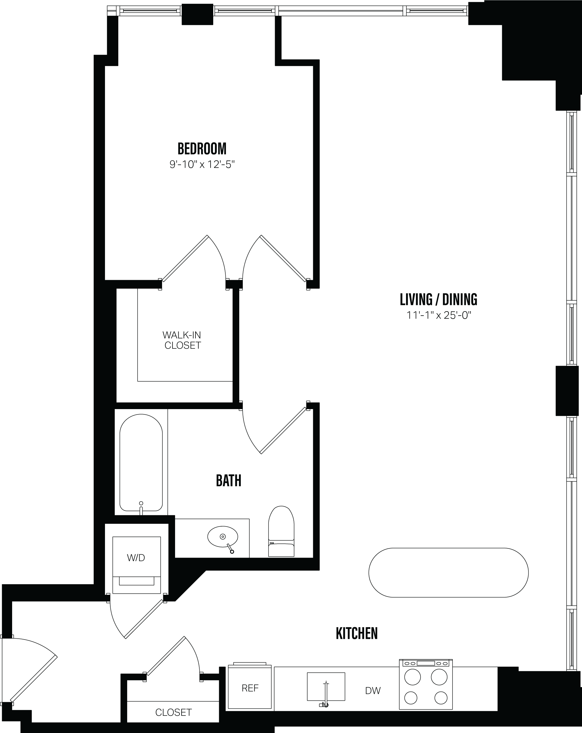 Floor Plan Image of Apartment Apt 202
