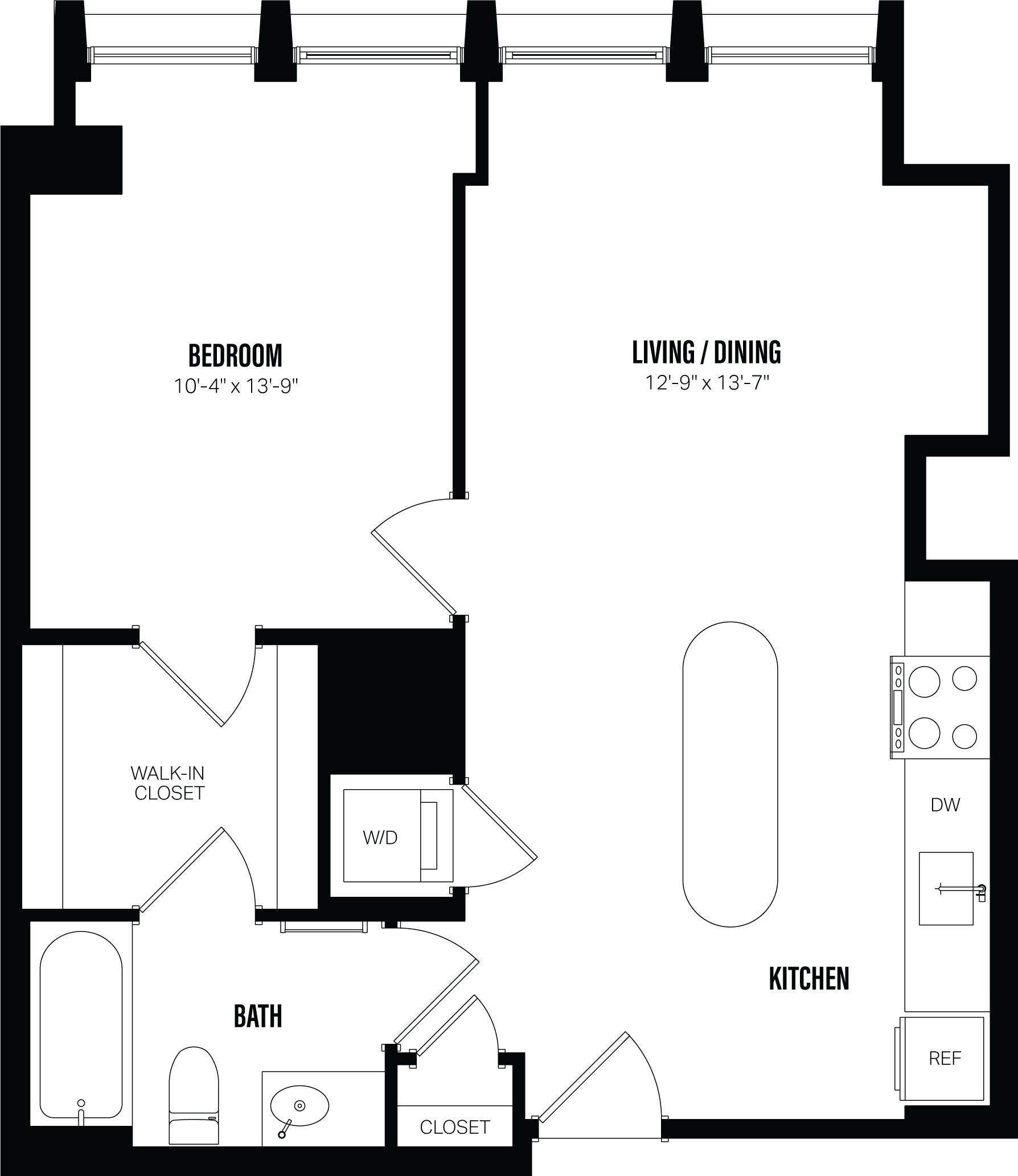 Floor Plan Image of Apartment Apt 306