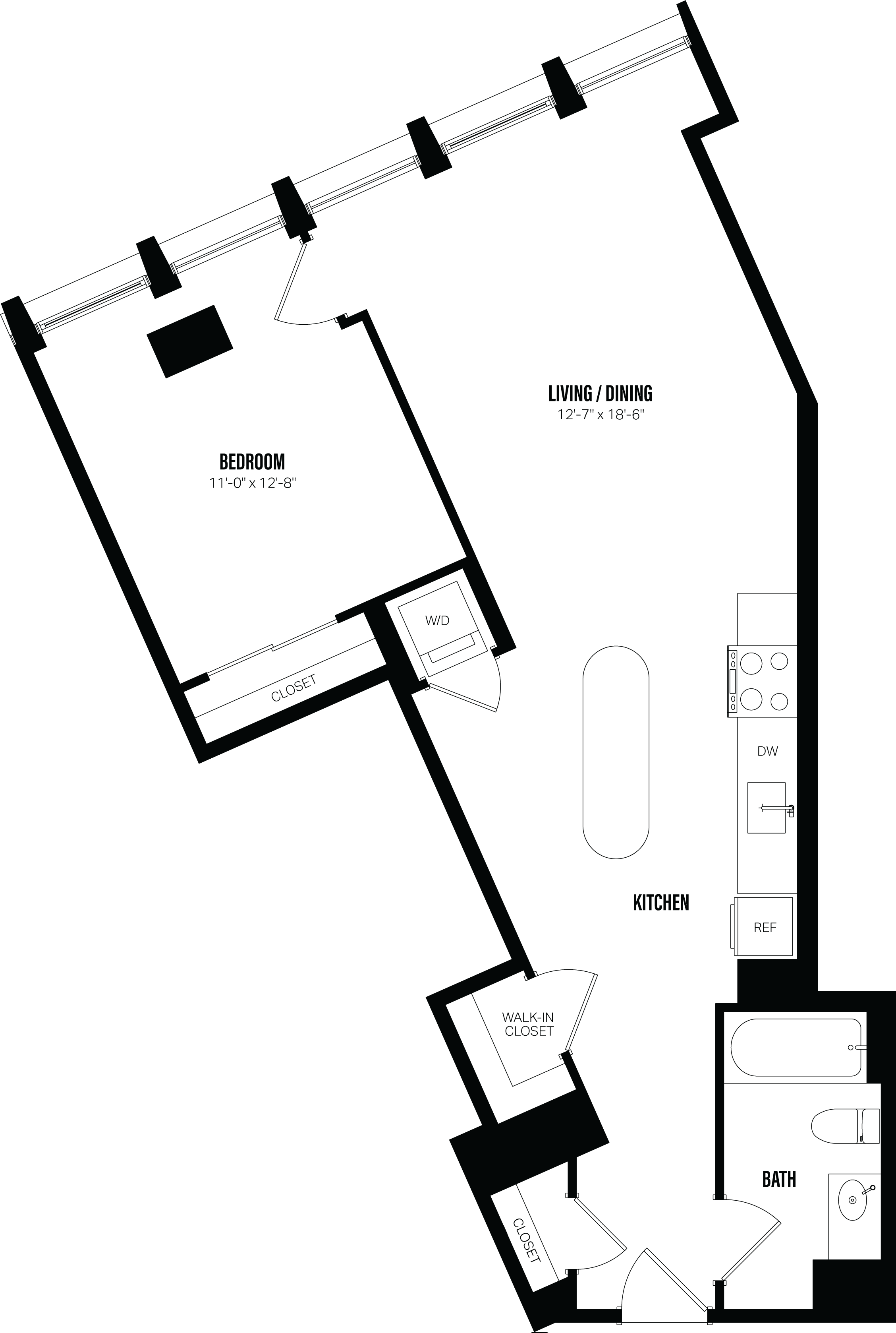 Floor Plan Image of Apartment Apt 416