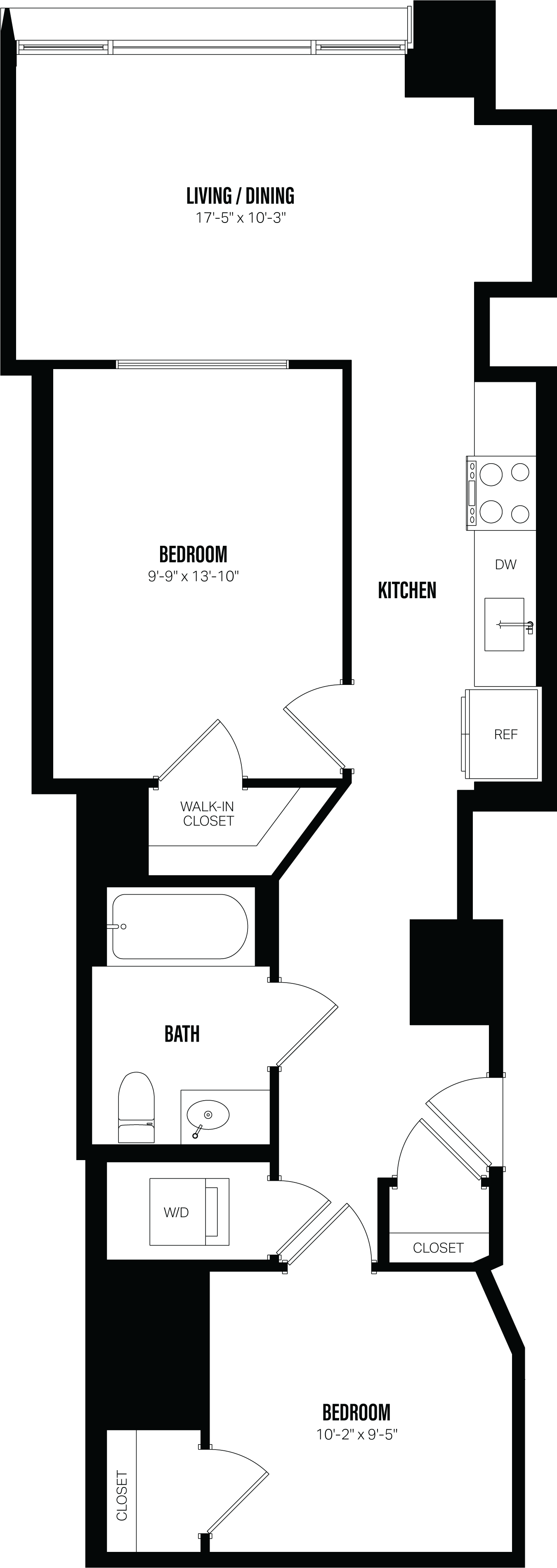Floor Plan Image of Apartment Apt 209