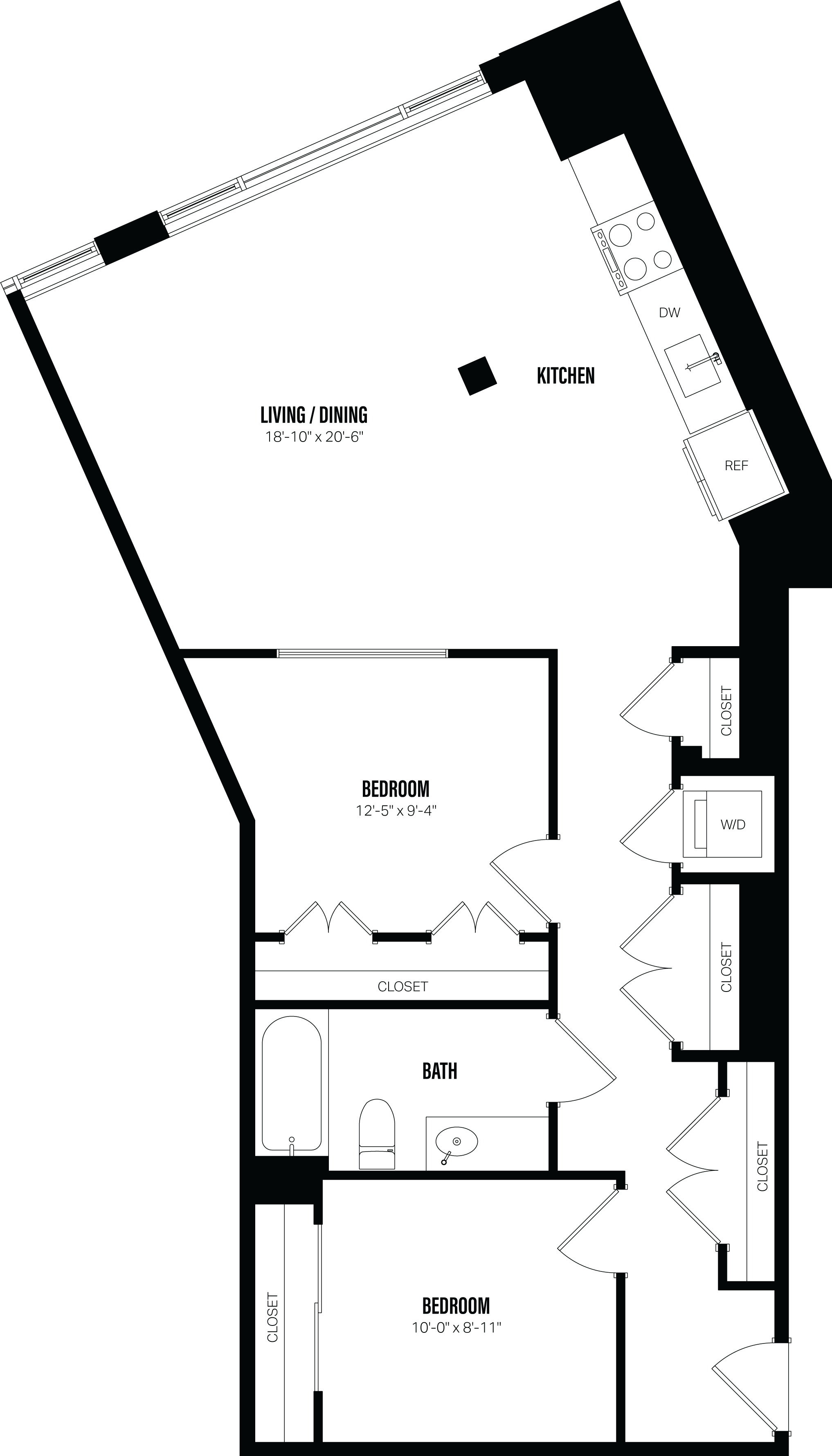 Floor Plan Image of Apartment Apt 111