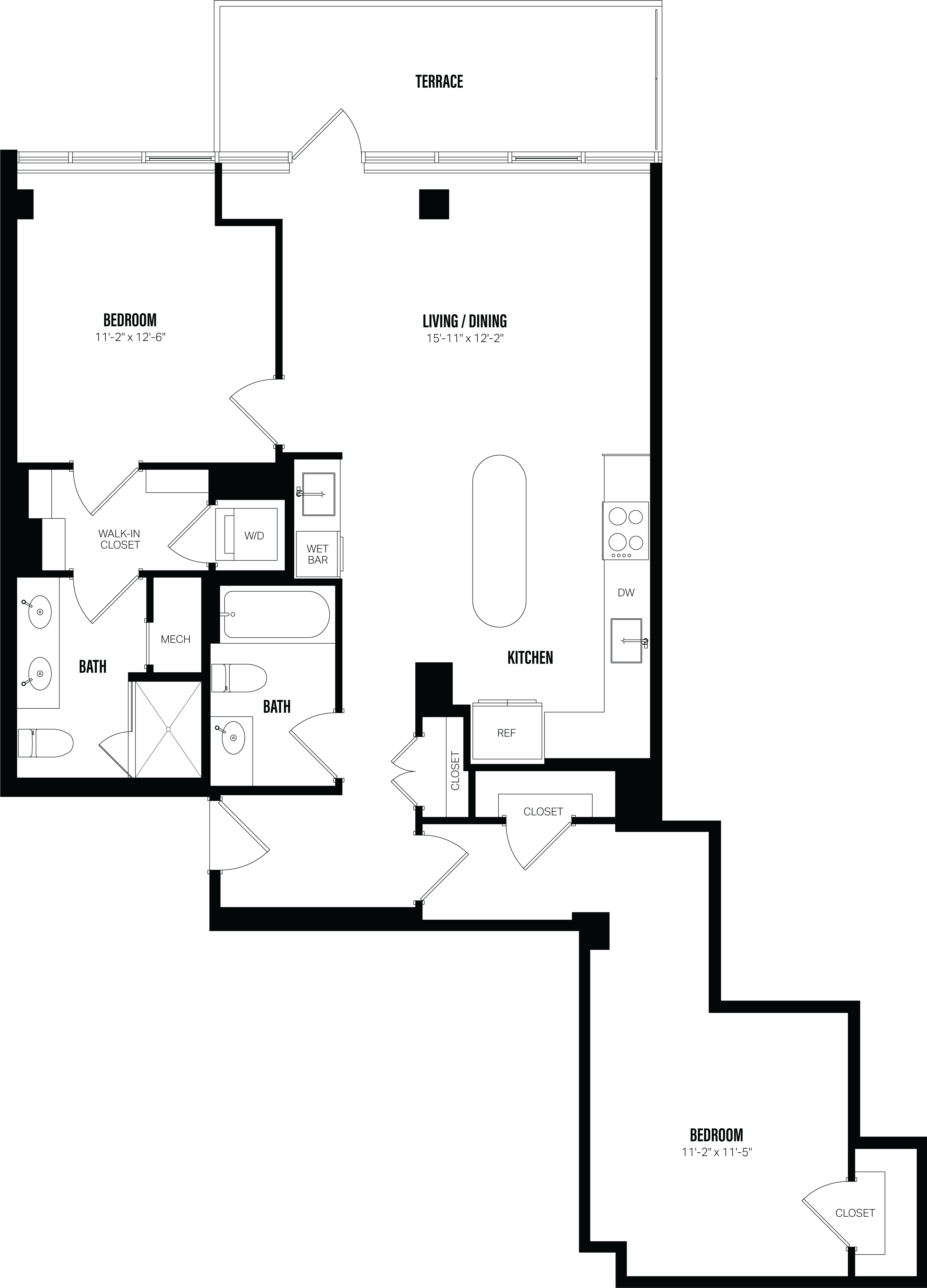 Floor Plan Image of Apartment Apt PH01