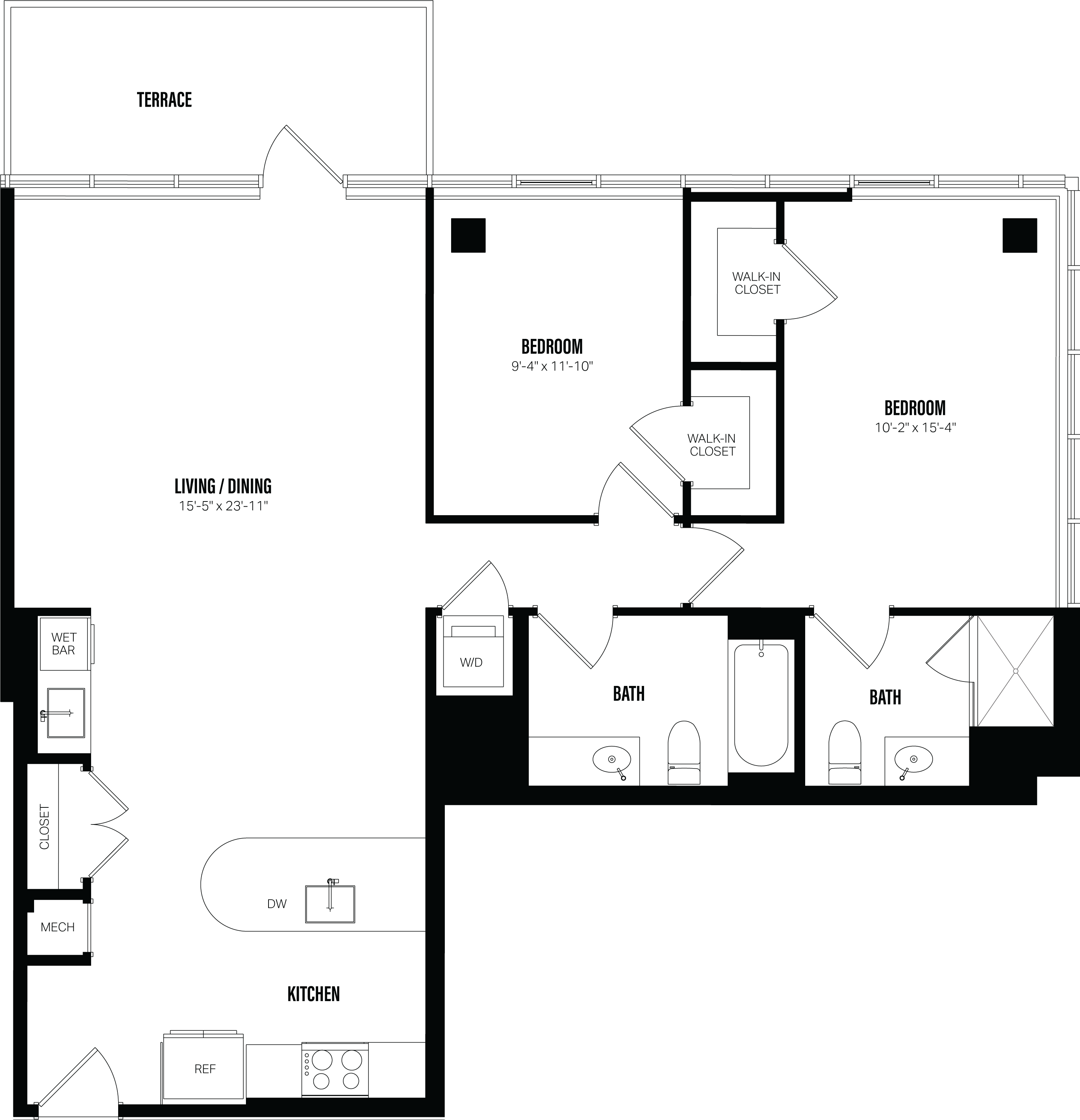 Floor Plan Image of Apartment Apt PH04