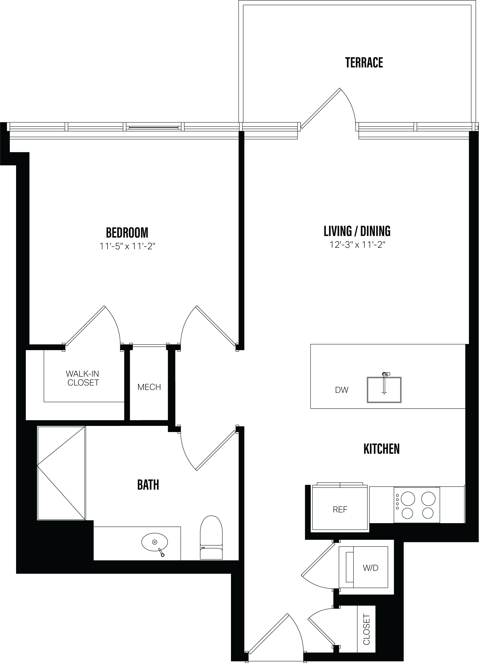 Floor Plan Image of Apartment Apt PH05