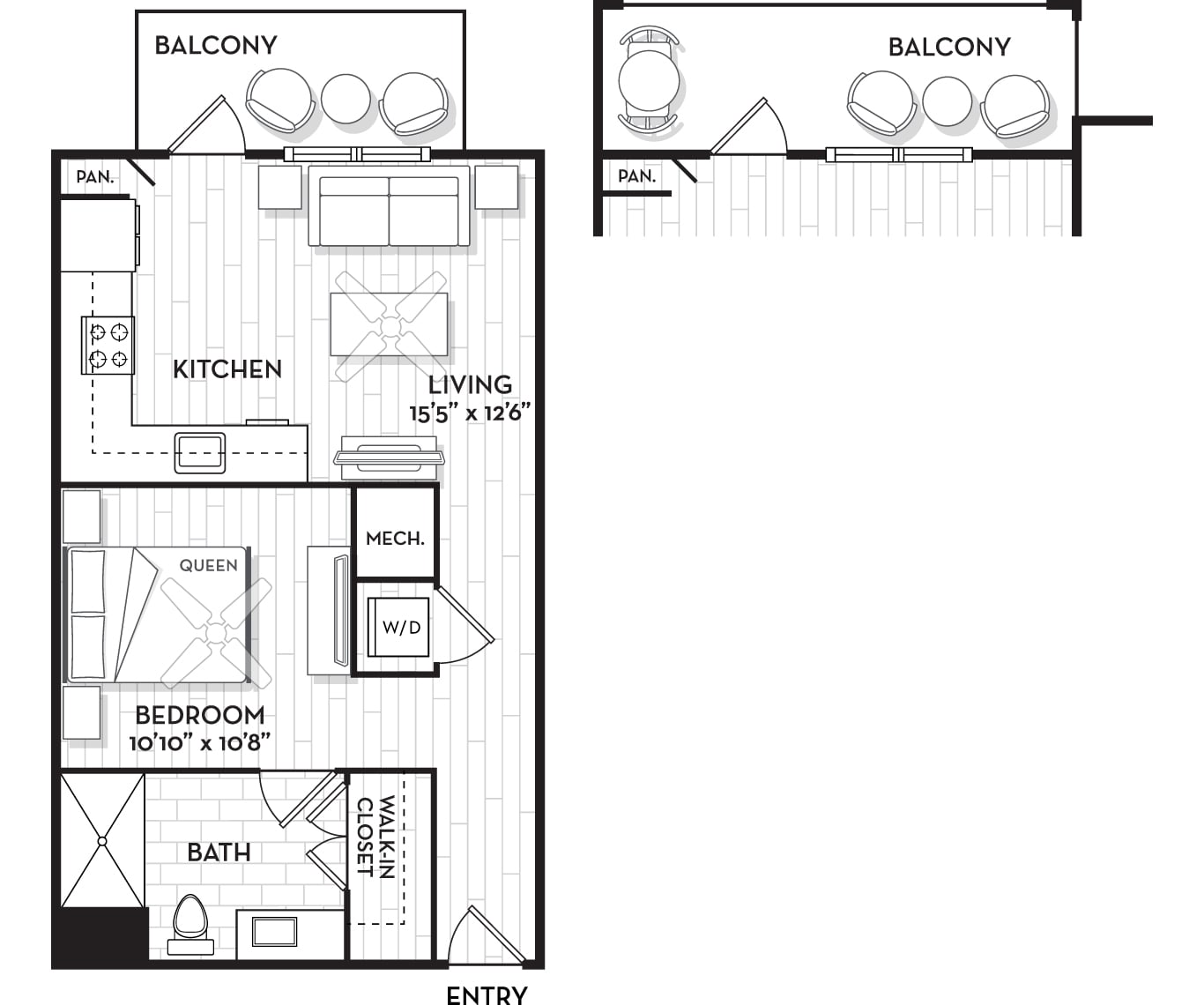 Compass floor plan