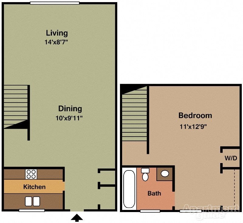 Floor Plans of Earle Of Warwick Square in Newport News, VA