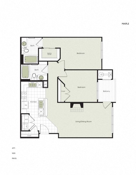 Apartment 7-306 floorplan