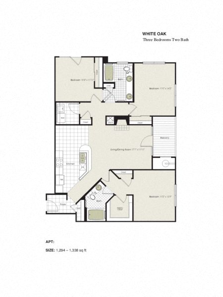 Apartment 4-326 floorplan