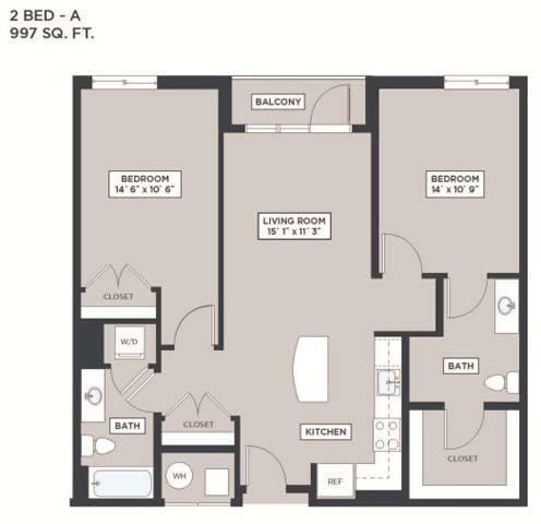 Apartment 327 floor plan thumb