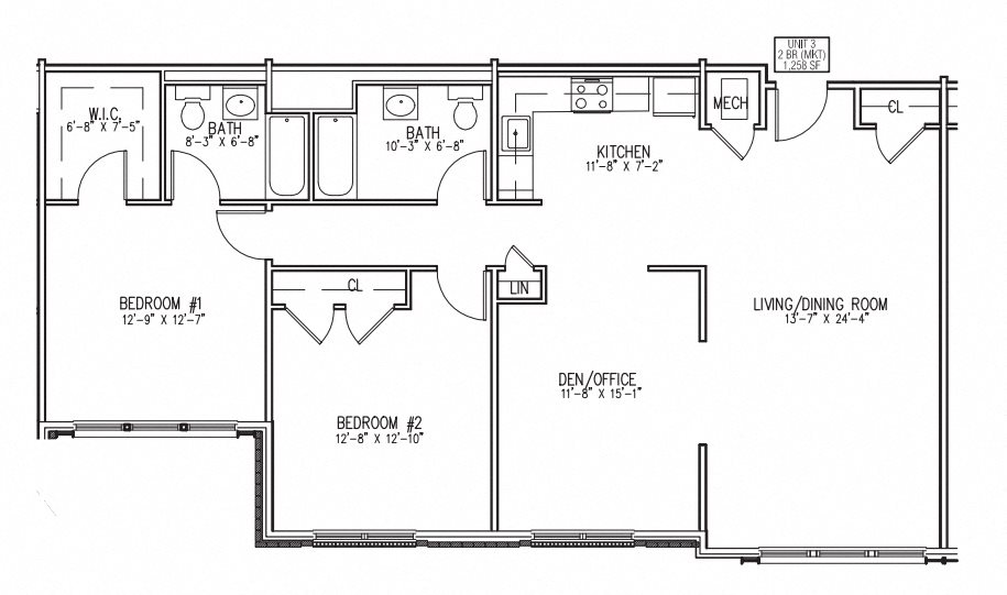 Floor Plans of Brick Church Commons in East Orange, NJ