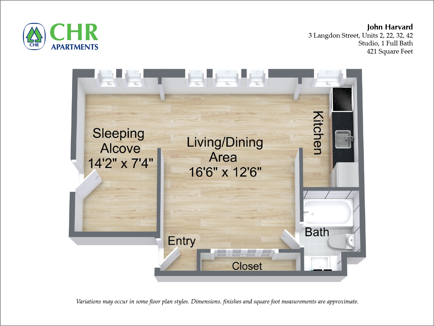 Click to view Floor plan John Harvard - 1 Bedroom image 5