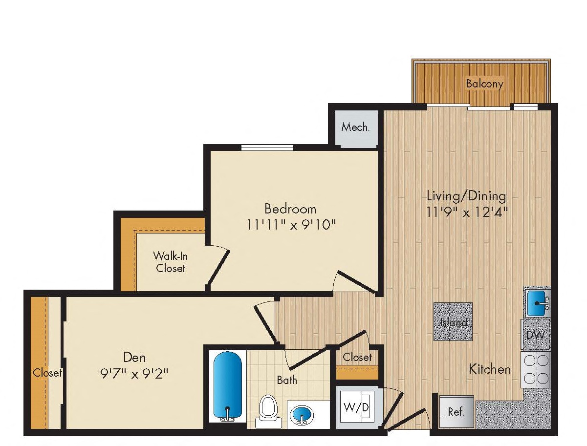 Apartment 351 floorplan