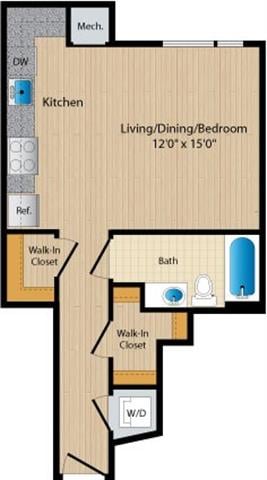 Apartment 119 floorplan