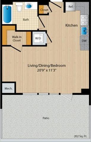 Apartment 006 floorplan