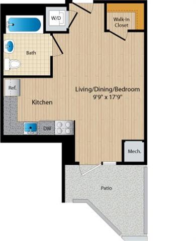 Apartment 008 floorplan