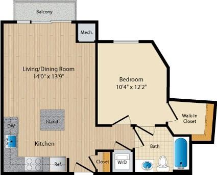 Apartment 159 floorplan