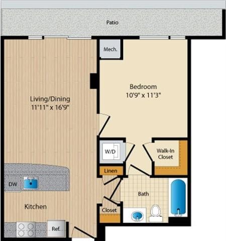 Apartment 022 floorplan