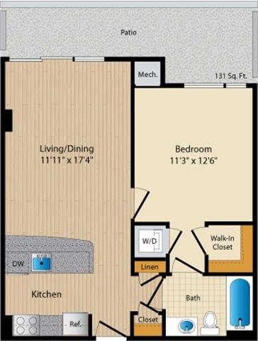 Apartment 027 floorplan