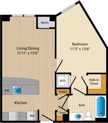 Apartment 038 floorplan