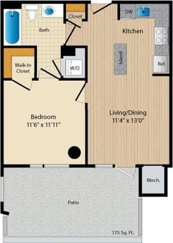 Apartment 052 floorplan