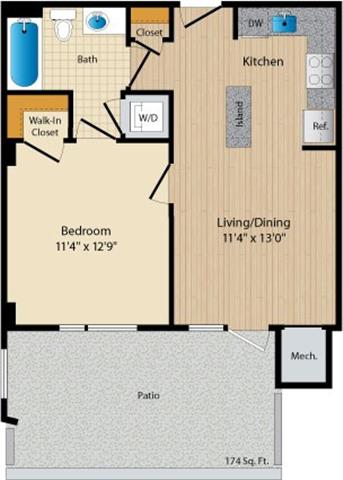 Apartment 057 floorplan