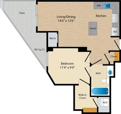 Apartment 059 floorplan