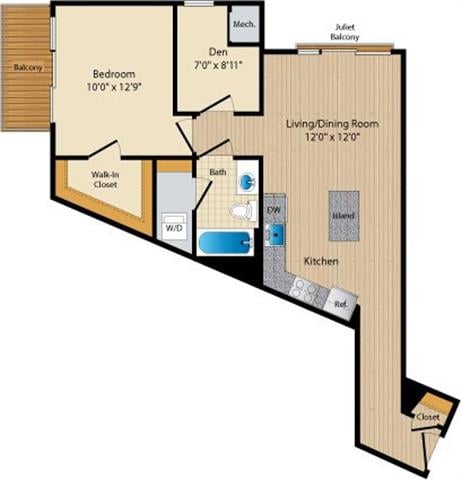 Apartment 131 floorplan