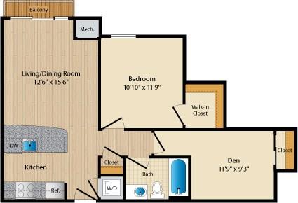Apartment 252 floorplan