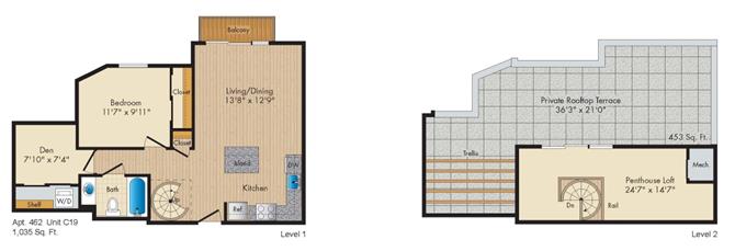 Apartment 462 floorplan