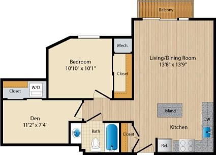 Apartment 262 floorplan