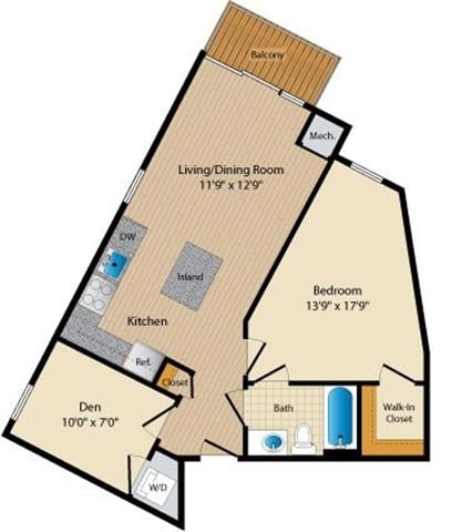 Apartment 301 floorplan