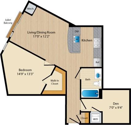 Apartment 202 floorplan