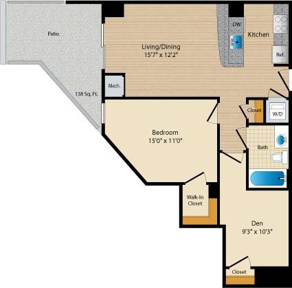 Apartment 029 floorplan