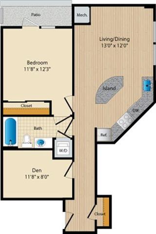 Apartment 033 floorplan