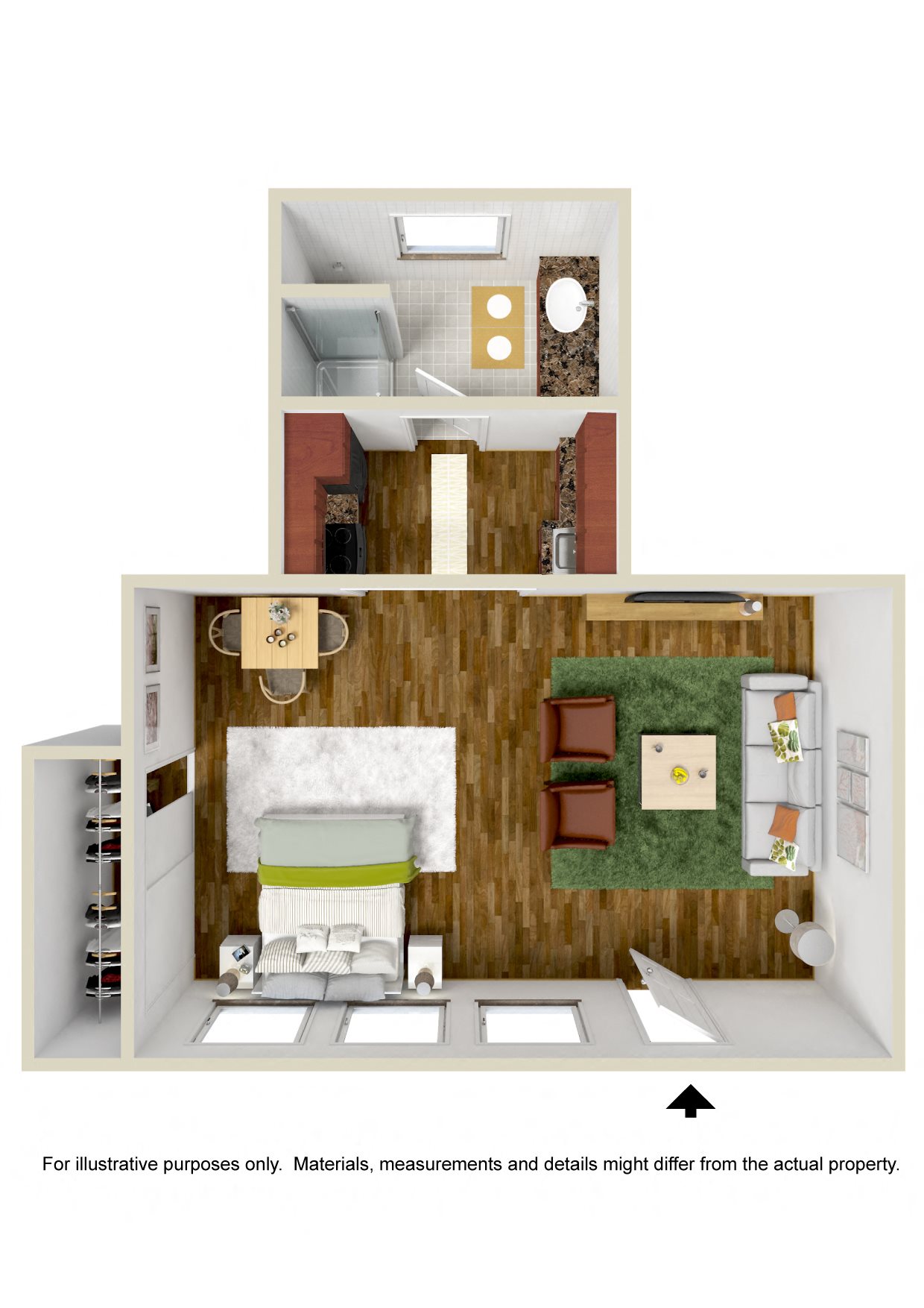 Floor Plans of Baldwin Manor and Windsor Manor Apartments in Los