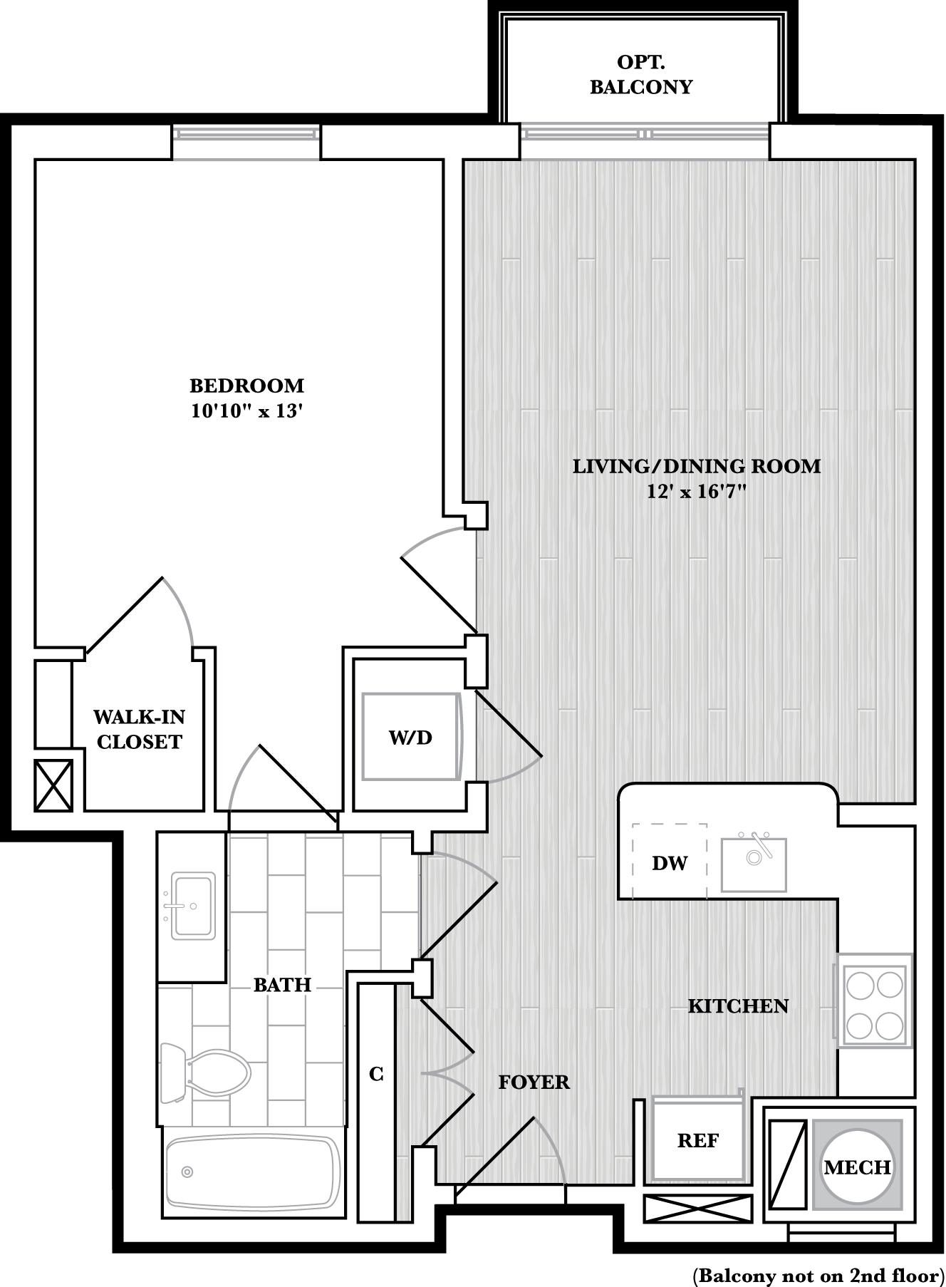 Floor Plan Image of Apartment Apt N328