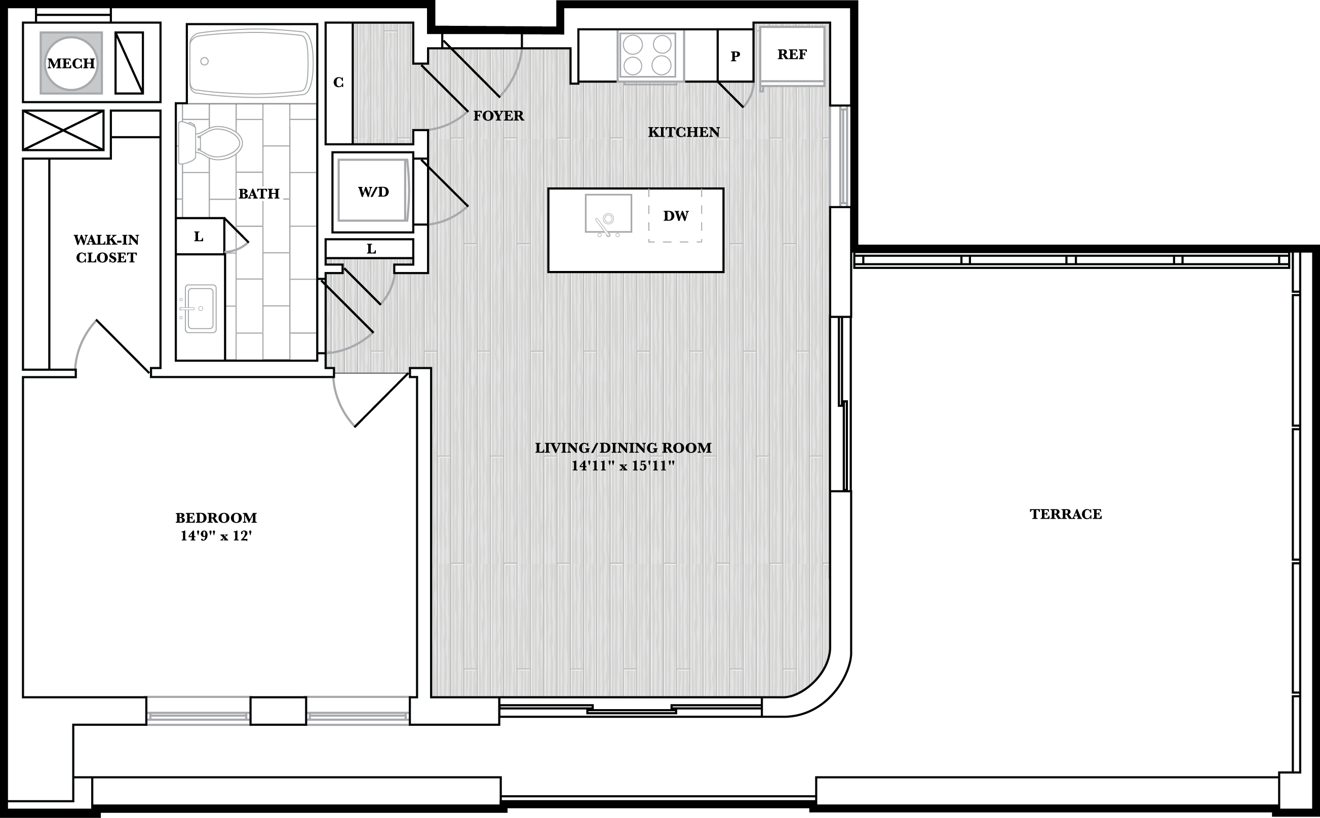 Floor Plan Image of Apartment Apt N517